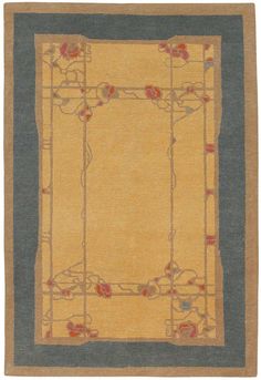 Pasadena Lemonade Rug Rug Tiger Rug Craftsman Rugs, Cleaning Upholstered Furniture, Craftsman Style Furniture, Mission Style Furniture, Tiger Rug, Carpet Rugs, Trellis Design, Arts Crafts Style, Gold Rug