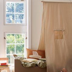 Goodee-Ferm Living-Settle Bed Canopy Roll Up Curtains, Ferm Living Kids, Design Online Shop, Matching Furniture, Bed Canopy, Small Windows, Wooden Bar, Ferm Living, Cozy Space