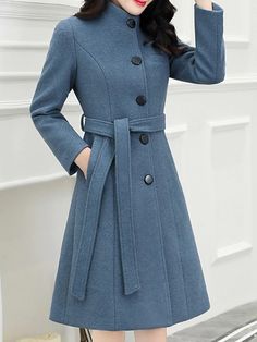 Fall Outerwear, Elegant Coats, Chic Coat, Long Winter Coats, Long Kurti, Outwear Women