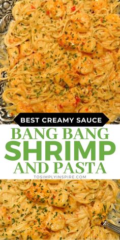 the best creamy sauce for bang bang shrimp and pasta is made with only three ingredients