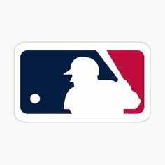 the major league baseball team logo sticker