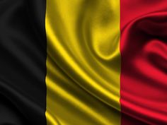 the national flag of belgium is depicted in this image, it appears to be red, white and blue