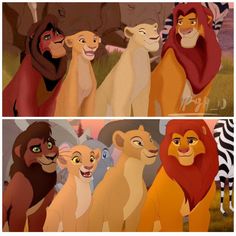 the lion king and other animated characters