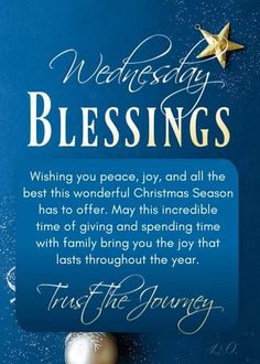 a christmas card with the words, wedding blessing and an ornament on it