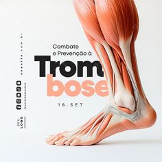 the cover of a book with an image of a human's legs and muscles