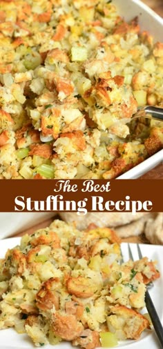 the best stuffing recipe is made with potatoes and broccoli