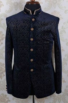 Gala Suits For Men, Prince Coat Wedding Pakistani, Prince Coat Wedding Pakistani Men, Engagement Suits, Men Formal Outfit, Pakistani Kurta Designs, Mens Navy Suit, Denim Pocket Details, Wedding Suits Men Black