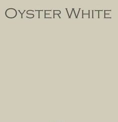 the oyster white logo is shown in black