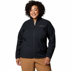 Bundle up and look great doing it with this Women's Columbia Kruser Ridge III Softshell Jacket!Click on this WOMEN'S GUIDE to find the perfect fit and more! FEATURES Omni-SHIELD advanced repellency Comfort stretch Wind resistant Zippered hand pockets Drawcord adjustable hem Adjustable drawcord hem Front zipper closure Long sleeves UnlinedFIT & SIZING Classic fit 28-in. length from shoulder to hem Designed to hit at the waist MidweightFABRIC & CARE Machine wash Imported Size: 2X. Color: Black. Ge Softshell Jacket, Soft Shell Jacket, Outerwear Coats, Front Zipper, Columbia, Looks Great, Perfect Fit, Coats Jackets