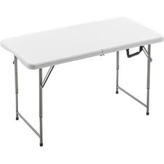 PORTABLE LIGHTWEIGHT & COMMERCIAL GRADE: Indoor Outdoor folding table with 47Wx23.6D inches top perfect for any Hotel, party or socialization, whether hosting a backyard barbecue, or simply need extra seating at next gathering. Stable enough to put heavy stuff sitting on top. Tabletop made from 35mm thick durable plastic, adjustable Height (20/24/29") seat up to 4 adults. bifold top sturdy cross legs for added stability, the smooth top is easy to use, clean & maintain, water and stain resistant Card Table And Chairs, Folding Tv Trays, Outdoor Folding Table, Training Tables, Backyard Barbecue, Banquet Tables, Wood Square