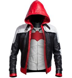 PRICES MAY VARY. Neat and Durable Premium Stitching - Inside Complete VEST Detachable Hooded Collar with Belt Bat Embossing At The Chest and Back Zip Fastening Cuffs with Straps Available in Regular Sizes. Please refer to the last product size chart image for accurate sizing. The Red Hood Jacket is a versatile costume piece with a unique 2 in 1 motorcycle style— allowing it to be worn as either a vest or full jacket. It is made of Synthetic leather and lined with Polyester lining throughout. The Arkham Knight Red Hood, Batman Arkham Knight Red Hood, White Vest Jacket, Red Hood Jason Todd, Batman Costume, Batman Arkham Knight, Hood Jacket, Hooded Faux, Arkham Knight