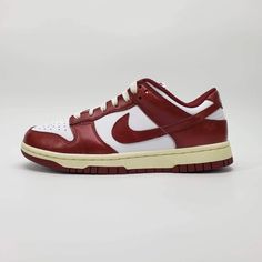 Nike Dunk Low PRM Vintage Team Red Size Womens 7 / Mens 5.5 FJ4555-100 In Hand. Classic Nike Sneakers In University Red, Dark Magician Cards, Nike Dunks Low, Dunks Low, Team Red, Nike Fashion, Nike Dunk Low, Dunk Low, Adidas Yeezy