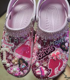 Charm Socks, Blinged Out Crocs, Select Your Character, Bubble Slippers, Crocs Shoes Women, Bedazzled Shoes Diy, Bedazzled Shoes