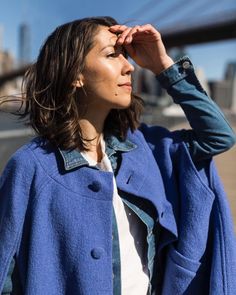 #dumbo #blue #capes #cape #womenempoweringwomen #womensupportingwomen #supportive #positivevibes #positiveenergy #positivemindset #togetherness #weekendvibes #casual #casualstyle #outerwear #casualoutfit #bluecape #spring #summercollection #travelootd #travel #traveldestination #chic #whowhatwear whowhatwearing chic new york brooklyn dumbo cape summer style inspiration casual weekend ootd travel ideas mood jacket vibes saturday sunday made in italy stronger together #strongertogether #nyc Chic Wool Cape With Cape Sleeves, Blue Fall Cape Outerwear, Dress Like An Italian Woman, One Size Wool Cape Outerwear, Oversized Multicolor Cape Outerwear, Luxury Oversized Wool Cape, Weekend Ootd, Brooklyn Dumbo, Winter Cape