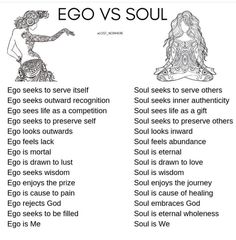 Ego Vs Soul, Purpose Driven Life, Buddha Zen, Spirit Science, Purpose Driven