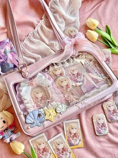 Kawaii Bag, Pink Images, Backpack Pins, Kpop Merchandise