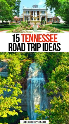 the top ten things to see in tennessee with text overlaying it that reads, 15