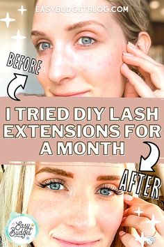 Eyelash Extensions Diy At Home, Doing Your Own Lash Extensions, How To Put On Eyelash Extensions, Best Diy Lash Extensions, At Home Eyelash Extensions, Makeup With Lash Extensions, Lash Extensions Diy, At Home Lash Extensions