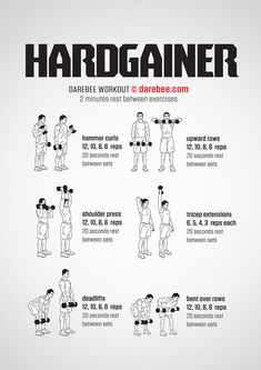 a poster with instructions on how to use the barbell exercise for back and shoulders