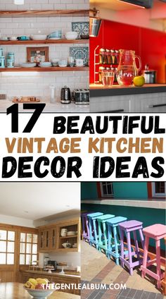 17 beautiful vintage kitchen decor ideas that are easy to do in your home or apartment