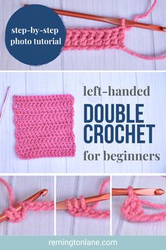 the crochet technique for beginners to learn how to knit and use it