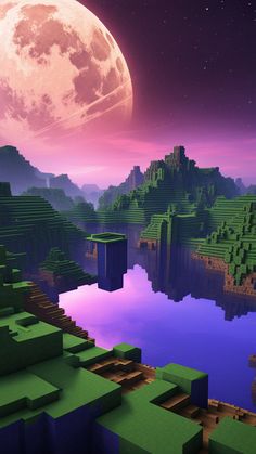 Красивые и фантастические обои с Луной в стиле Minecraft. Космическая тематика, мягкие и приятные цвета и оттенки, хорошее качество, абсолютно все детали выполнены в стиле Minecraft. Beautiful and fantastic Moon wallpapers in Minecraft style. Space theme, soft and pleasant colors and shades, good quality, absolutely all the details are made in the Minecraft style. The Details