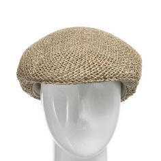 The Ascot vented cap is a classic and stylish hat with impeccable English tailoring. Designed for a cool summer afternoon and made of imported Toquilla palm, this cap holds its firm classic look but still breathes through its open weave. It has double-stitched reinforced seams and a special moisture-control cotton sweatband for added durability and comfort. Snap peak. Material: 100% Toquilla StrawClimate: Sun If your measurement falls between sizes, choose the next largest size. A looser fit is Summer Flat Cap For Outdoor, Summer Outdoor Flat Cap, Casual Adjustable Open Weave Hat, Casual Flat Cap For Summer, Casual Summer Flat Cap, Adjustable Casual Hat With Open Weave, Casual Flat Cap Hats For Spring, Casual Straw Hat With Open Weave, Classic Beige Baseball Cap For Summer