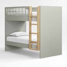 a bunk bed with a ladder next to it