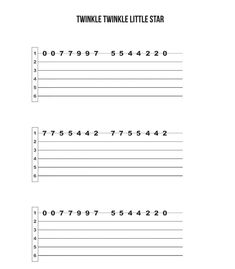 two little stars worksheet with numbers to 10 and ten on the same page