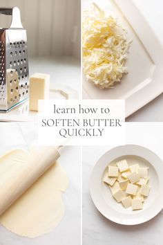 how to make soften butter quickly