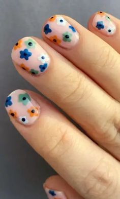 37 Beautiful Spring Nails You Are Going to Love: 2024 Updated Beautiful Spring Nails, Pastel Nail Art, Old Outfits, Simple Acrylic Nails, Makeup Goals, Nails Designs, Mani Pedi