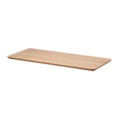 a wooden cutting board on a white background