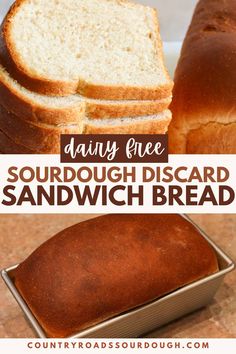 this sourdough disard sandwich is made with only three ingredients