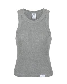 DETAILS: Color : Htr.Grey Waffle fabric Binding neck tank top 100% Cotton Hand wash cold separately SIZE & FIT: Fits true to size Front length : 18 1/8" Bust : 13 1/2" Model is wearing S size Waffle Fabric, Layer Top, Grey Tank Top, Front Bottoms, Gray Tank, Grey Top, Ribbed Fabric, Heather Gray, Heather Grey