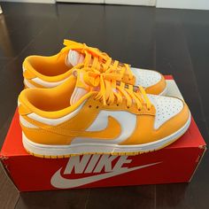 Nike Womens Dunk Low Laser Orange, Gently Used Nike Dunks Women, Dunks Women, Womens Dunk Low, Mens Nike Shoes, Nike Womens, Nike Dunk Low, Dunk Low, Nike Dunk, Nike Dunks