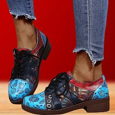 Step Into Style In These Boho Graphic Floral, Paisley Print Color Block Lace Up Oxfords. If You Want To Achieve A Sincere Boho Look These Are The Shoes For You. Add A Hat To A Bundle For Extra Added Discount And Savings. Measurements Are Posted In Pic Above. Heel Height Measures 3cm Canvas Loafers Woman, Travel Shoes Women, Suede Shoes Women, Paisley Color, Bad Knees, Boho Paisley, Leopard Print Flats, Sperry Women's, Graphic Floral