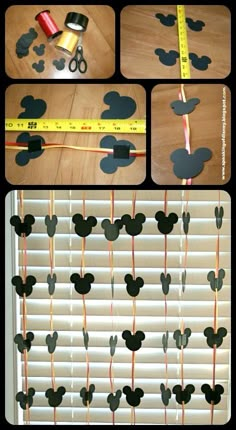 Disney Garland, Mickey Garland, Easy Dyi, Γενέθλια Mickey Mouse, Mickey Mouse Classroom, Mickey Mouse Bday, Twodles Birthday, Deco Disney, Mickey Mouse Themed Birthday Party