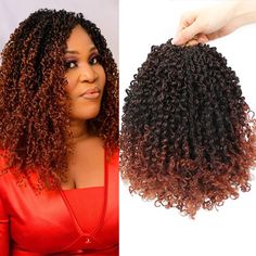 PRICES MAY VARY. Hair Size & Color: Yanky Twist Crochet Hair Length: 8inch, Weight: 40g/Pack, 30 Strands/pack, 8packs or 3packs Crochet Hair, Usually 6-8 Packs Can Make a Full Head; Color: 1B#, T30#, 27#, T350#, 1B/30/613#, 27M613#. And Nice Gifs: 1Crochet Needle and Some Rings; Hair Material: Our Pre-twisted Yanky Twist Crochet Hair is made of High Quality Synthetic Fiber, 100% Hand-Made. Very light and shiny, and Will Feel Very Relaxing to Wear Without Any Weight on Your Hair While Ensuring Fu Ginger Crochet Hair, Bohemian Passion Twist, Yanky Twist, Twist Braiding Hair, Passion Twist Crochet, Braiding Hair Extensions, Spring Twists, Braids With Extensions, Head Color