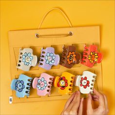 Brighten up your space with our funky floral-printed Claw Clip Organizer featuring your favorite BT21 characters Easily hangs anywhere to store and display your Kitsch claw clips Holds up to eight large clips Dimension (Width"13.62"), (Height"10.64"), (Depth"0.20") Tanning Hair, Rcma Makeup, The Beauty Chef, Chevron Mirror, Sugarpill Cosmetics, Lip Primer, Lash Adhesive, Jeffree Star Cosmetics, How To Clean Makeup Brushes