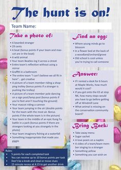 the hunt is on easter egg hunt printables for kids and adults to play with