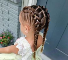 Toddler Hairstyles Girl Fine Hair, Baby Girl Hairstyles Curly, Easy Toddler Hairstyles, Cute Toddler Hairstyles, Easy Little Girl Hairstyles, Girly Hairstyles, Girl Hair Dos, Lil Girl Hairstyles, Girls Hairstyles Easy