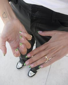 Ares Aixalà on Instagram: "Nails on point" Nail Art Design Square Nails, Coachella Nails Ideas, Almond Nails Art Designs, French Tip Nails Colorful, Miami Nails Ideas, Nail Inspo Vacation, Brazil Nails, Pedicure Aesthetic, 2025 Nails