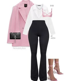 Cute Professional Outfits, Chique Outfits, Classy Work Outfits, Pink Style, Baddie Outfits Casual, Dressy Outfits