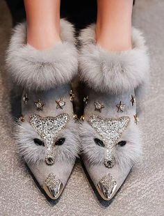 Women's Boots Suede Shoes Plus Size Outdoor Daily Booties Ankle Boots Winter Rhinestone Sparkling Glitter Chunky Heel Pointed Toe Elegant Sweet Synthetics Loafer Black Gray 9377008 2023 – $34.99 Fur Snow Boots, Womens Suede Boots, Rough Heels, Women Ankle Boots, Fox Head, Fur Shoes, Winter Ankle Boots, Winter Mode, Boots Winter