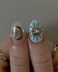 Sun Nails, Boho Nails, Hello Nails, Moon Nails, Fancy Nails, Chic Nails, Perfect Nails