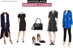 Dramatic Classic Shopping Guide: Head to Toe 71 David Kibbe, Style Essence, Soft Dramatic