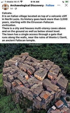 an aerial view of the ancient village in africa