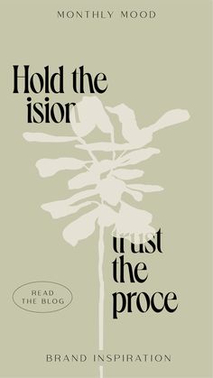 a book cover with the title hold the isior just the proce on it