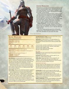 an image of a page from the elder warrior