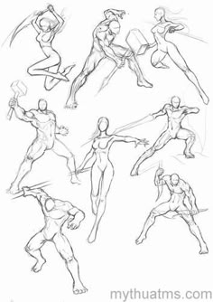 the various poses and body parts of a man in different poses, from front to back